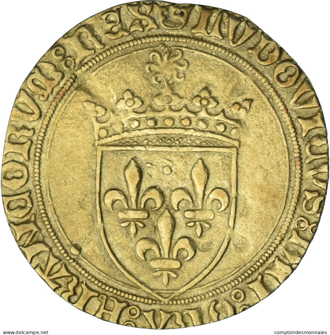 France, Louis XI, Écu D'or Au Soleil, 1461-1483, Paris, Or, TTB+, Gadoury:40 - 1461-1483 Louis XI The Prudent