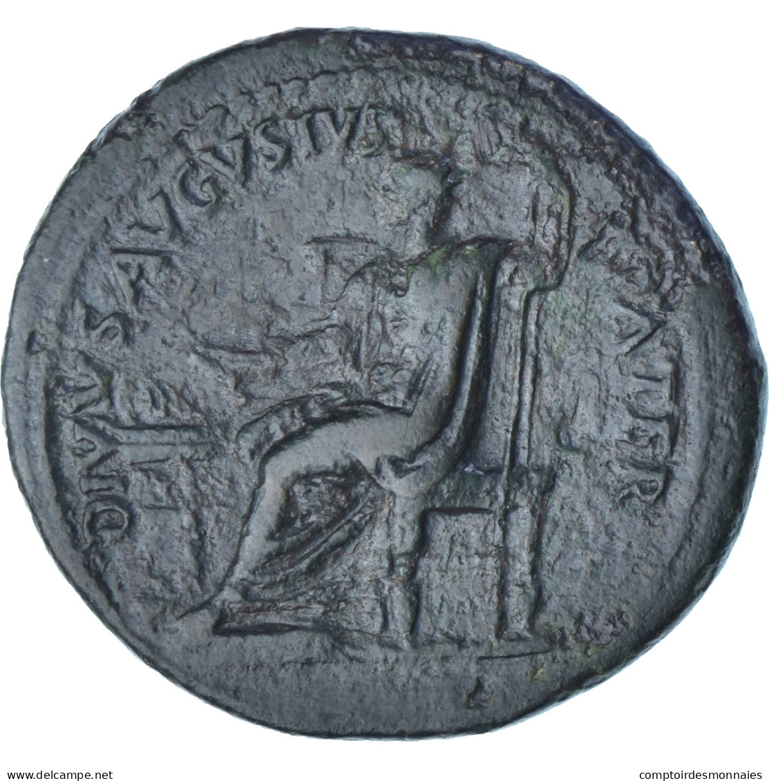 Titus, Sesterce, 80-81, Rome, Très Rare, Bronze, TTB, RIC:401 - La Dinastia Flavia (69 / 96)