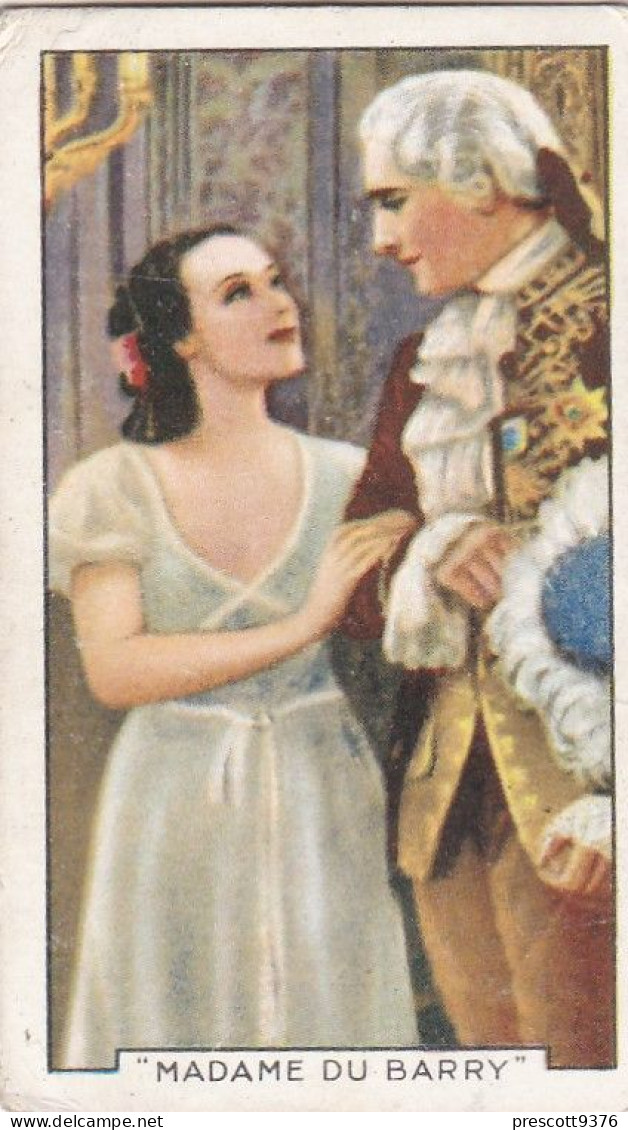 Famous Film Scenes 1935 - Gallaher Cigarette Card - 48 Dolores Del Rio, "Madame Du Barry" - Gallaher