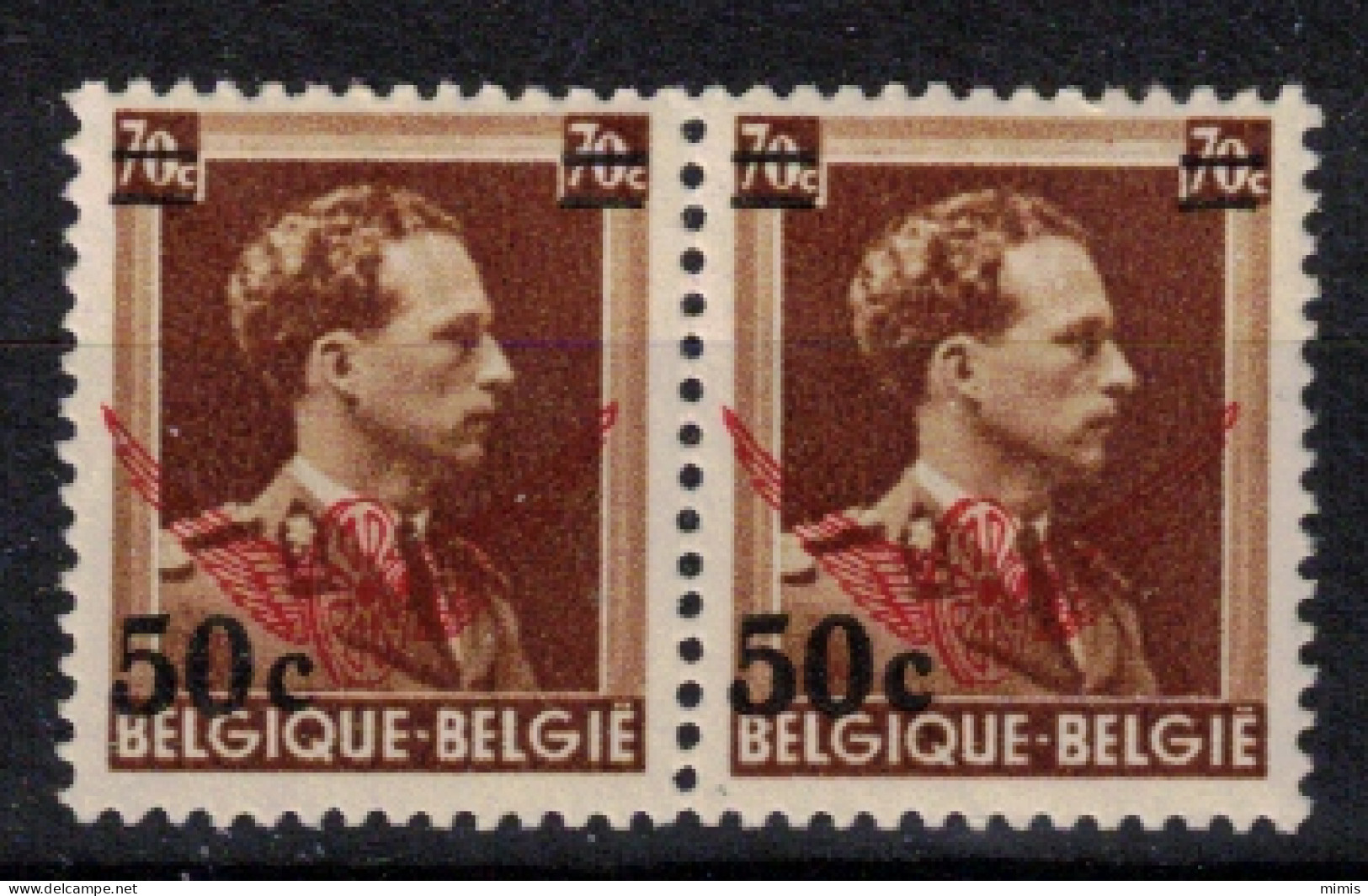 BELGIQUE       1942      N°  S33**    Paire - Neufs