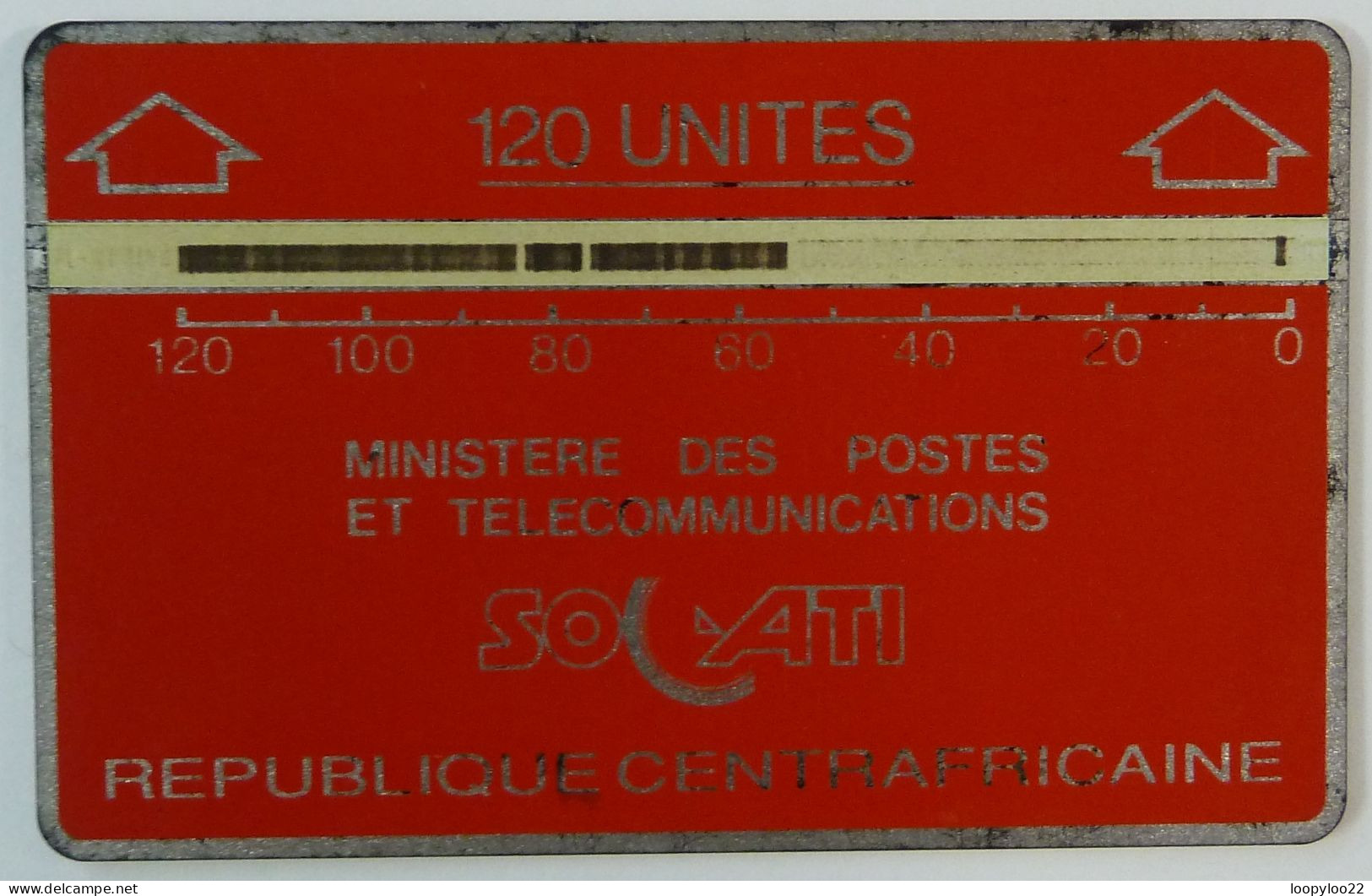 CENTRAL AFRICAN REPUBLIC - 1st Issue - 1987 - 120 Units - 706E - Used - R - Zentralafrik. Rep.