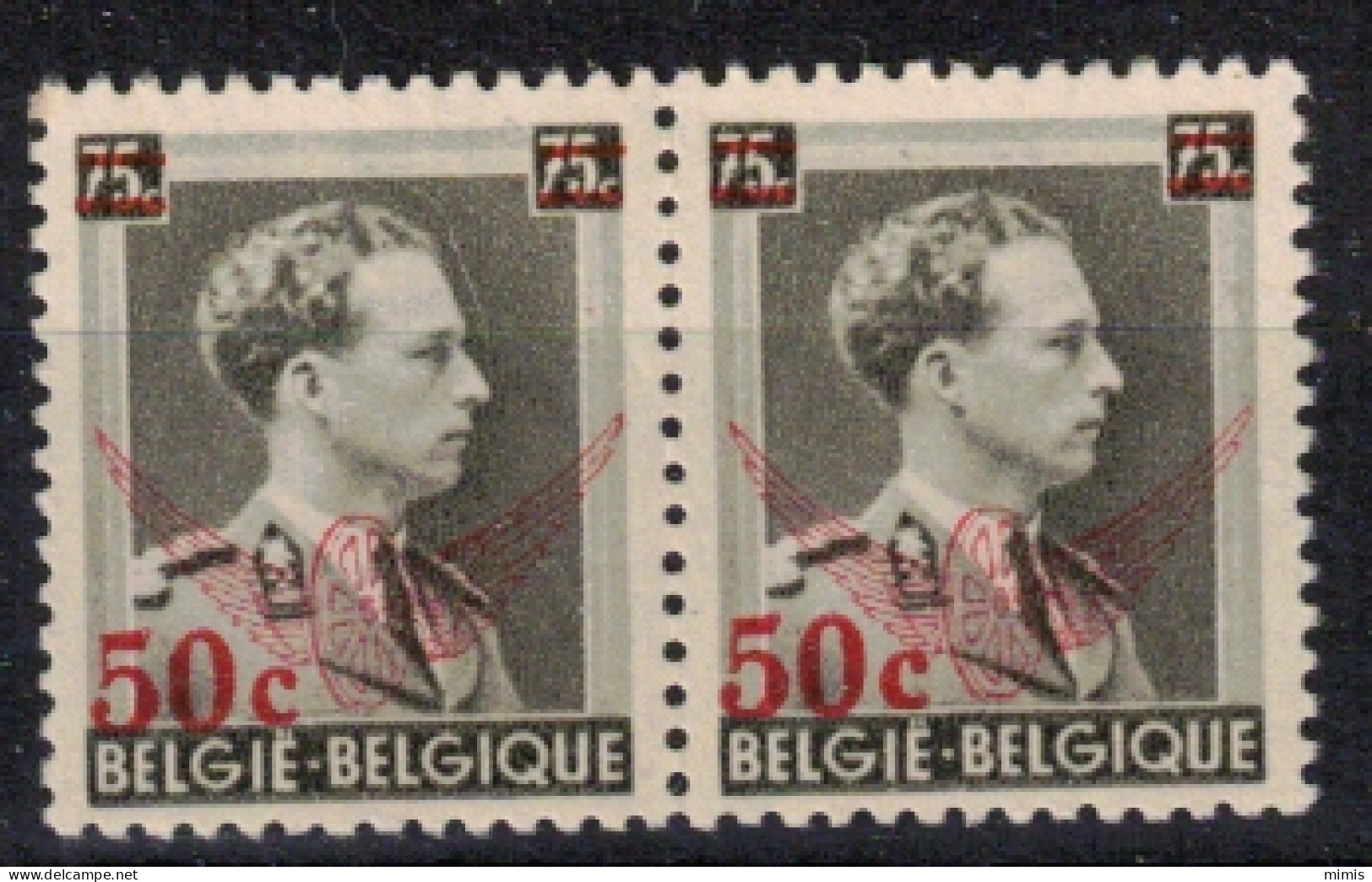 BELGIQUE       1942      N°  S34**    Paire - Ungebraucht