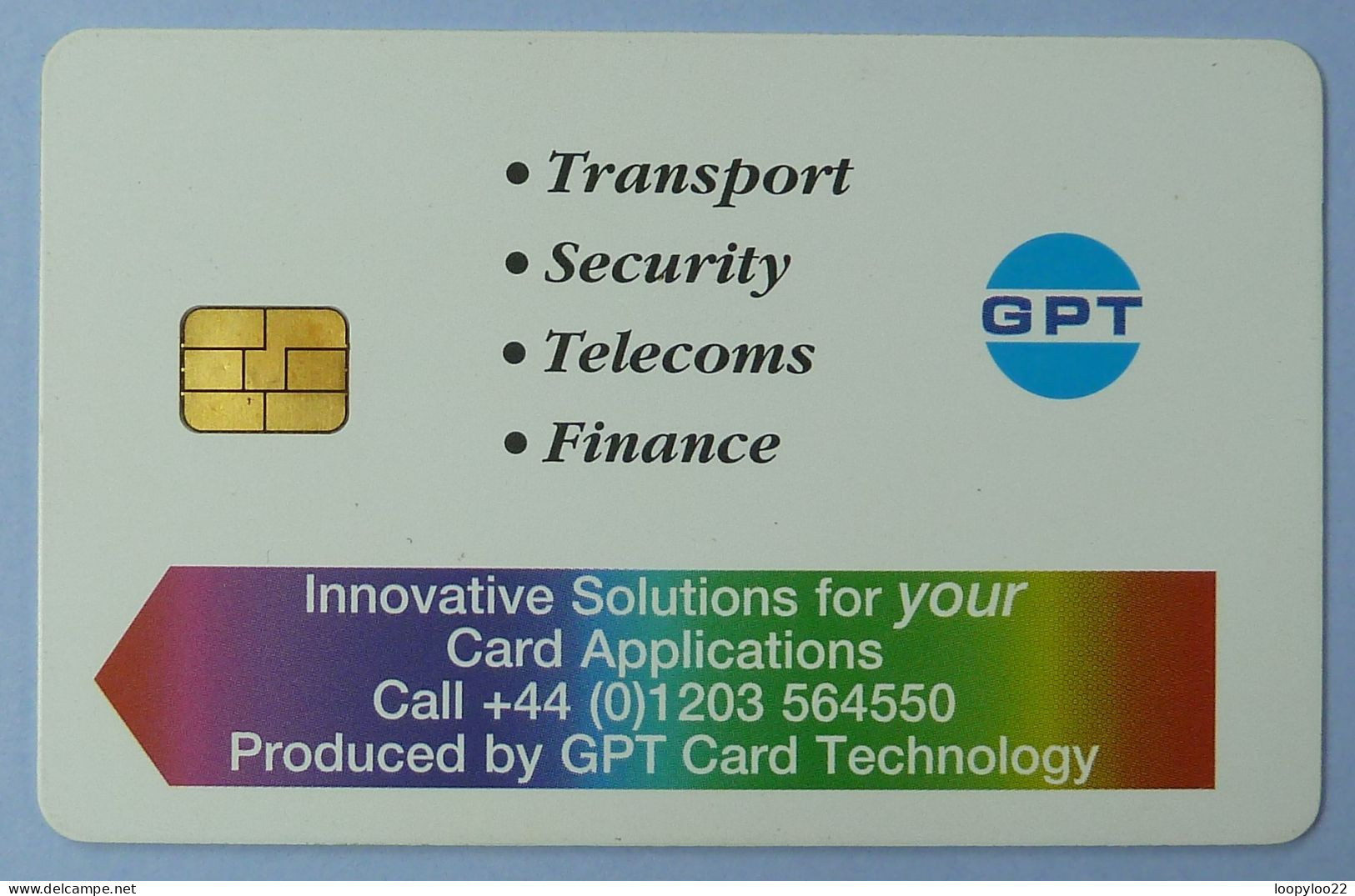 UK - Great Britain - GPT Demo - Innovative Solutions For Your Card Applications - [ 8] Companies Issues