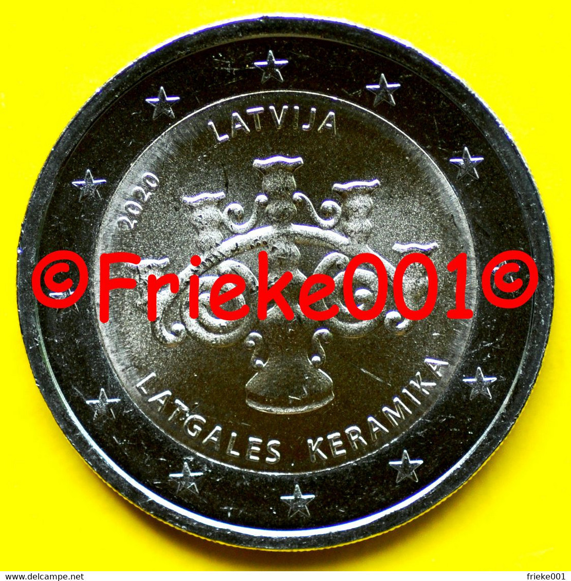 Letland - Lettonie - 2 Euro 2020 Comm.(Keramiek) - Latvia