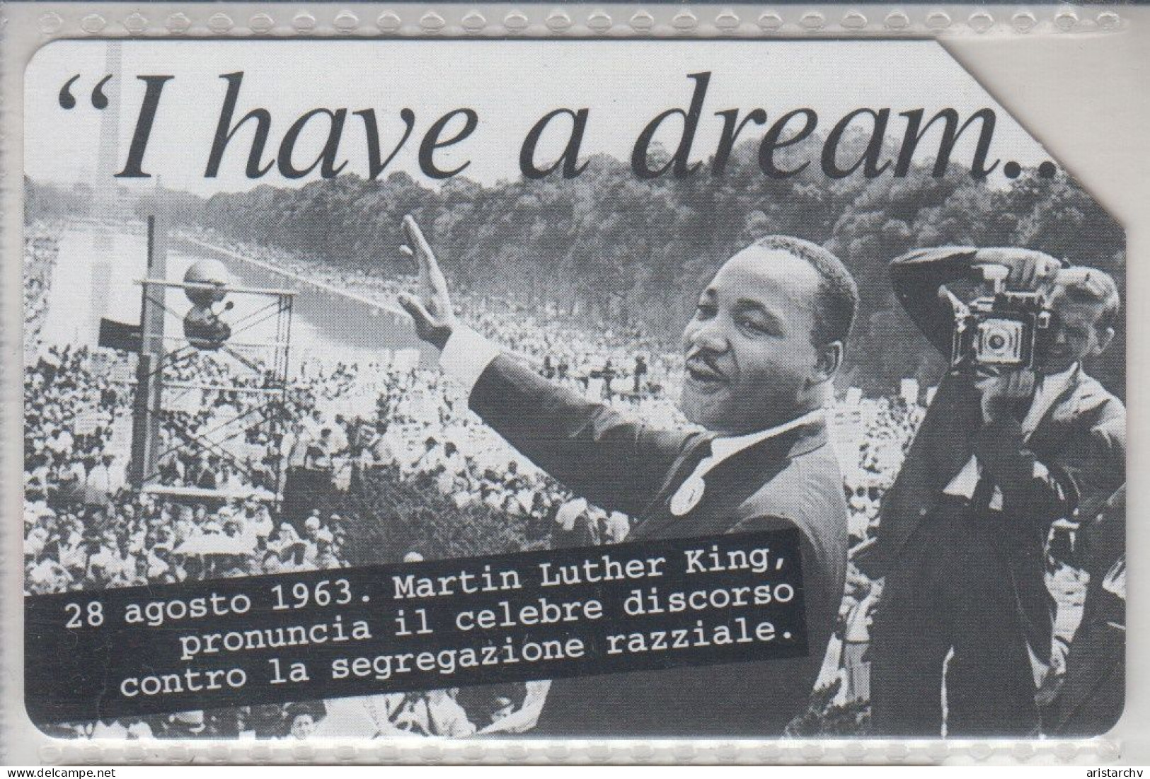 ITALY 2001 MARTIN LUTHER KING I HAVE A DREAM - Öff. Diverse TK