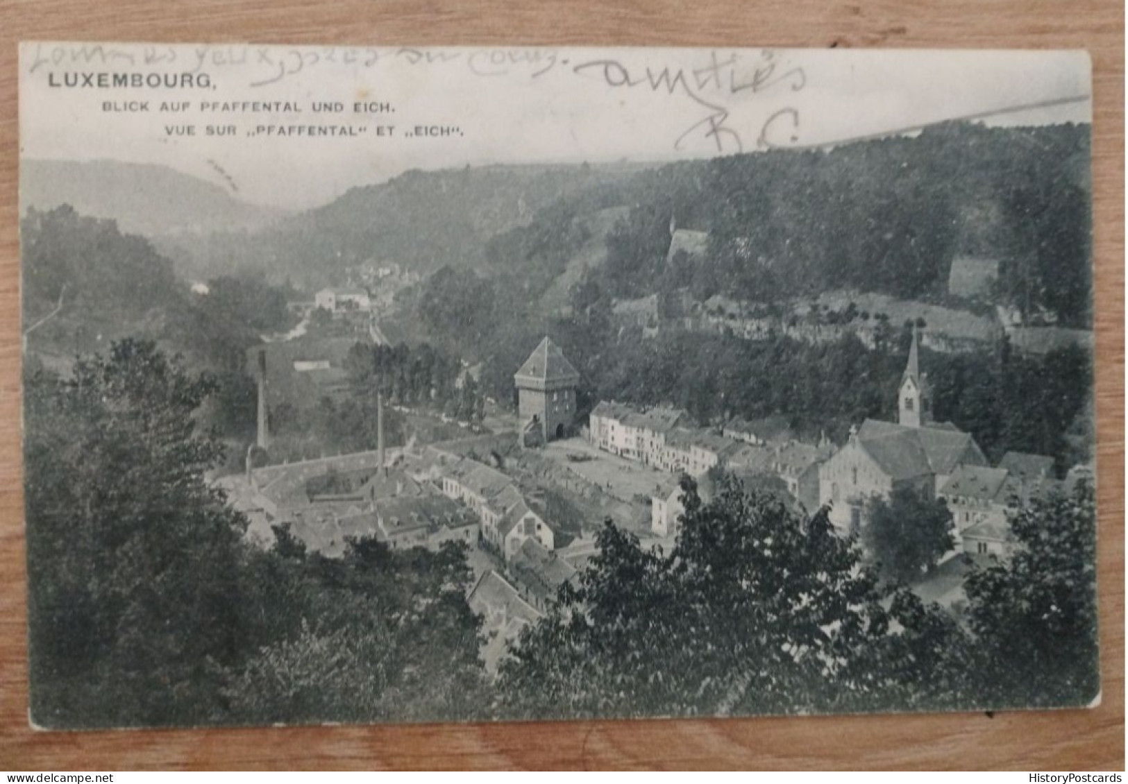 Luxembourgh, Blick Auf Pfaffental Und Eich, Luxemburg,1908 - Müllerthal