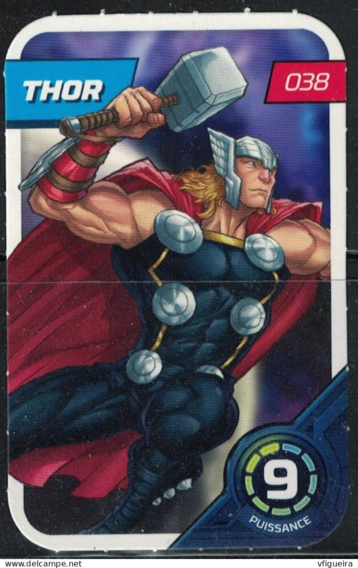 Carte E. Leclerc 2023 Marvel Défie Tes Héros Thor 038 - Autres & Non Classés