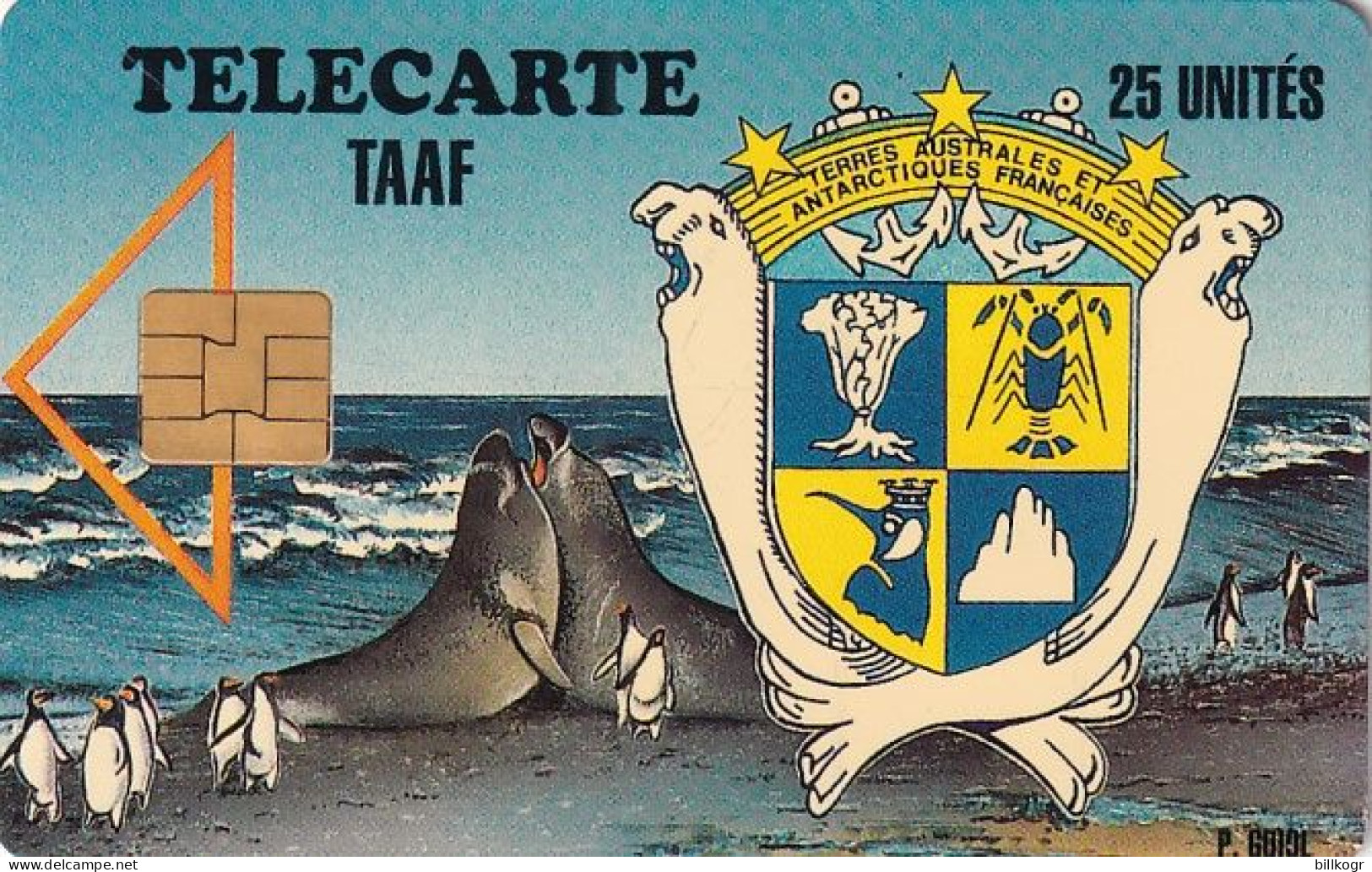 TAAF - Elephants De Mer, First Issue, Tirage 1000, 09/94, Used - TAAF - Franz. Süd- Und Antarktisgebiete