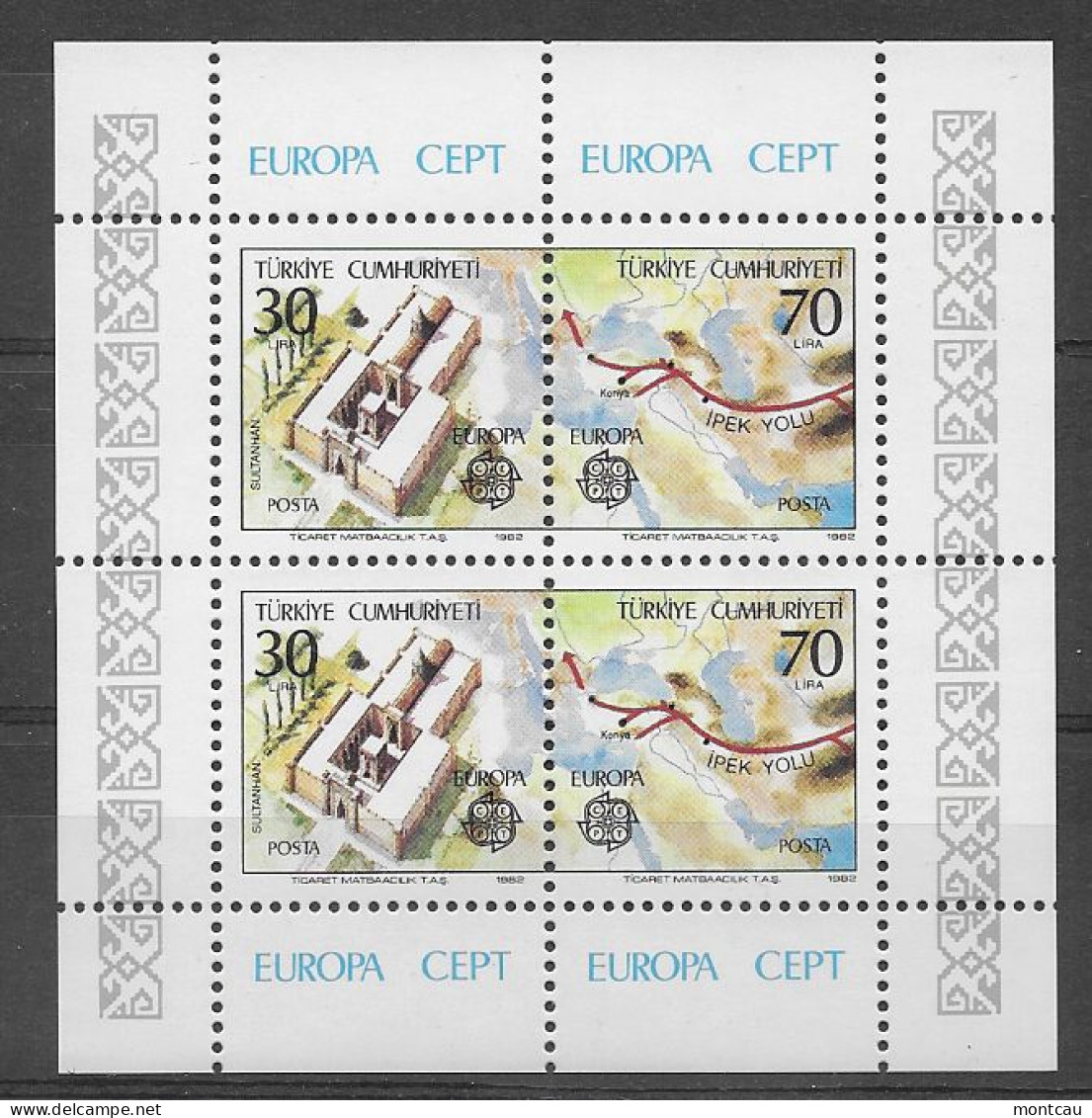 Turquia 1982.  Europa Mi BL21  (**) - Used Stamps