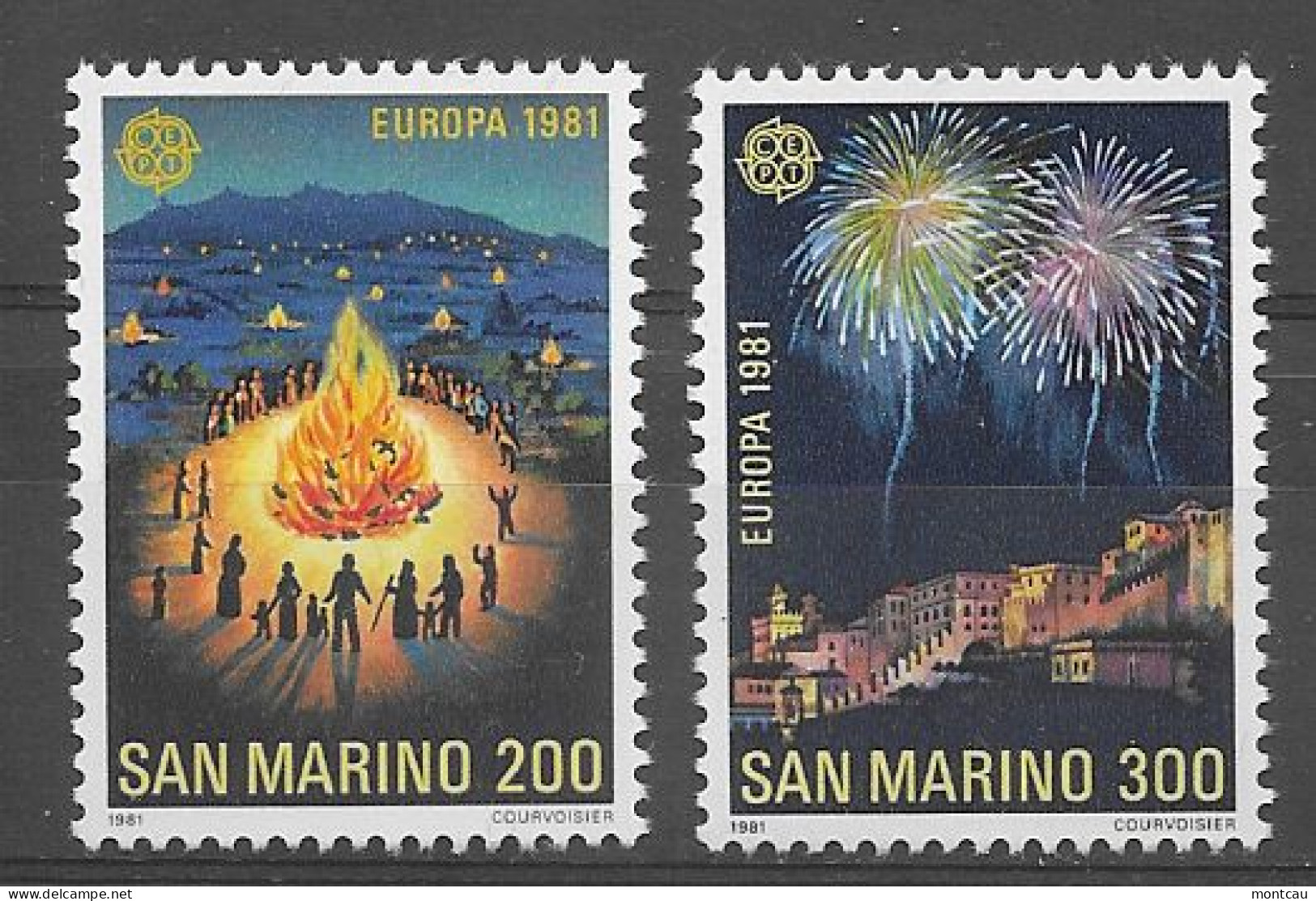 San Marino 1981.  Europa Mi 1225-26  (**) - Neufs