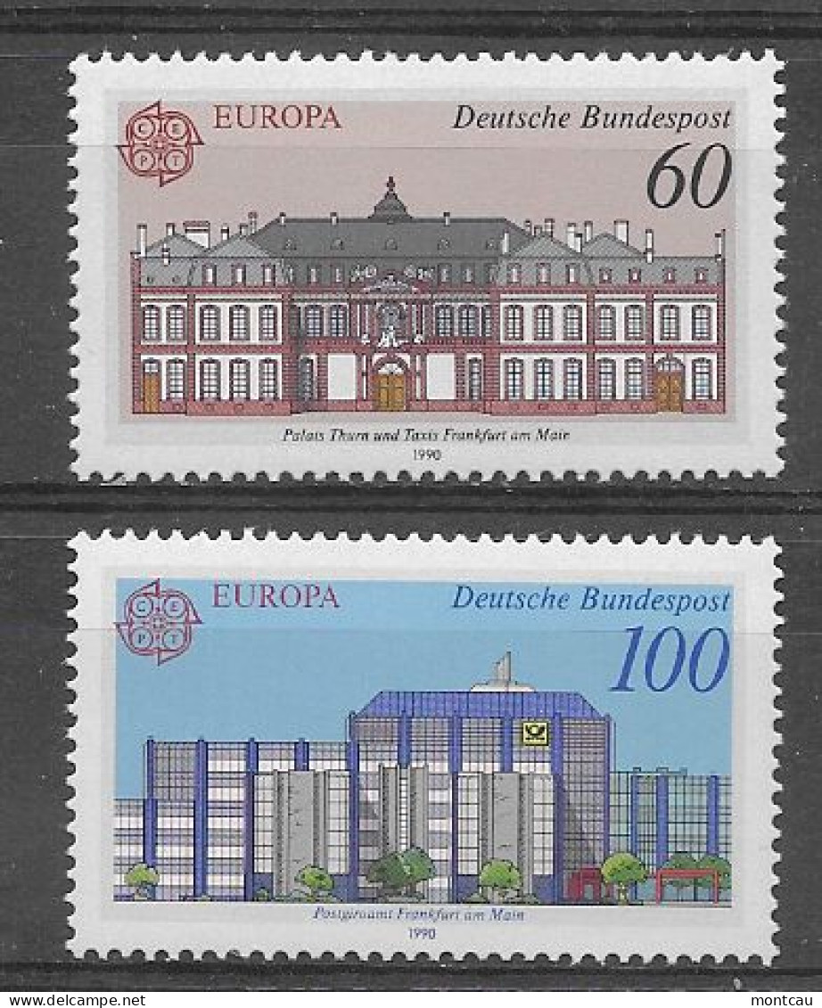 Germany 1990.  Europa Mi 1461-62  (**) - 1990