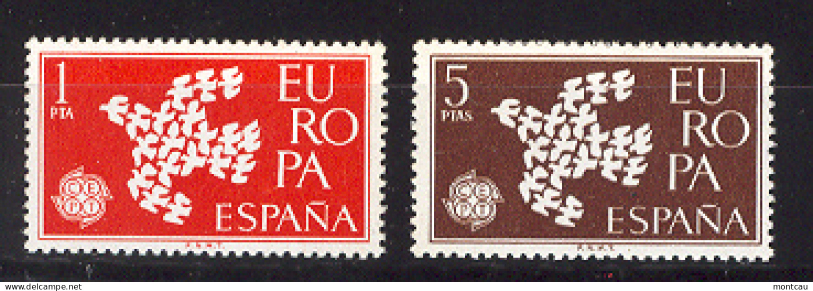 Spain 1961- Europa Ed 1371-72 (**). - 1961