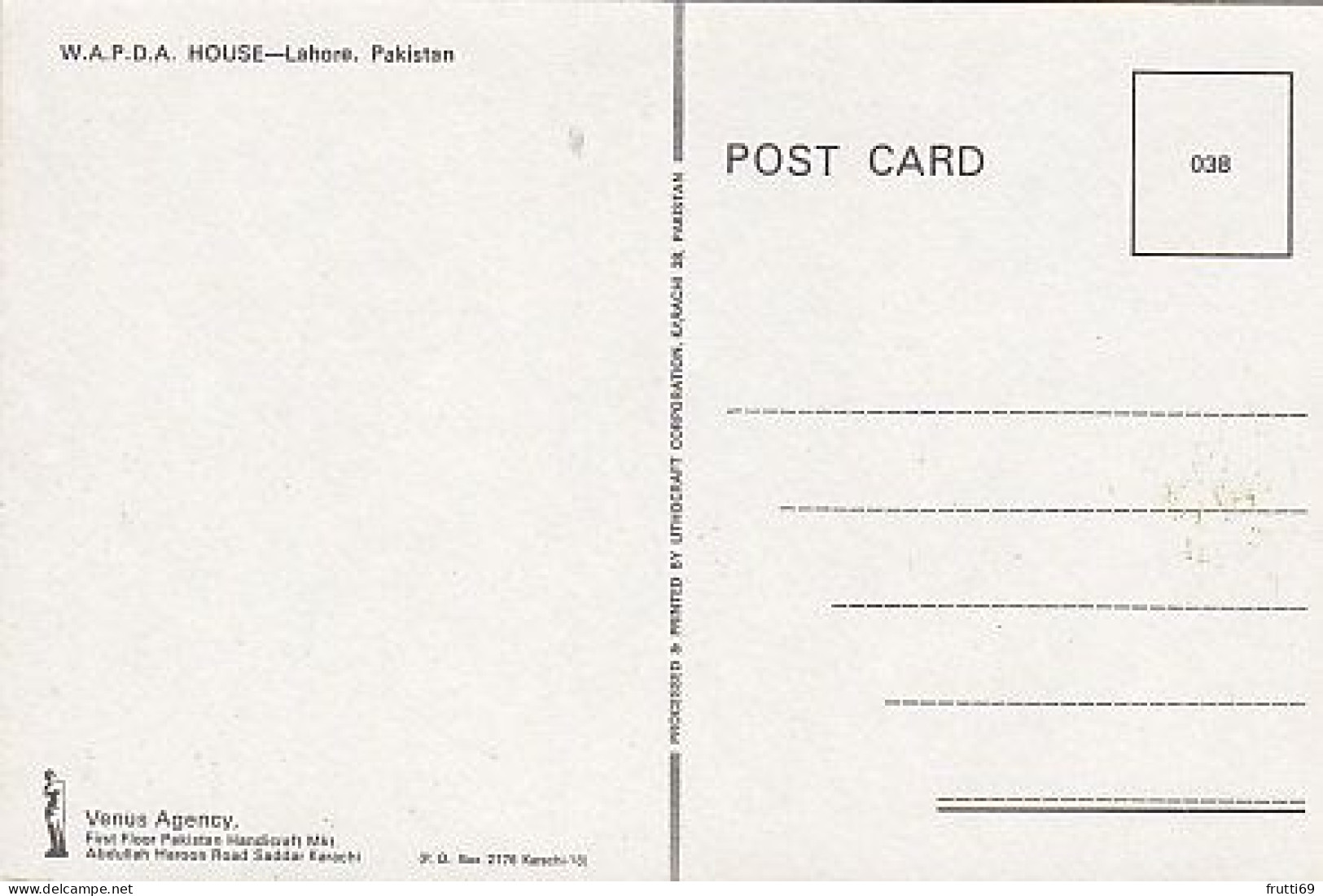 AK 185580 PAKISTAN - Lahore - W.A.P.D.A House - Pakistán
