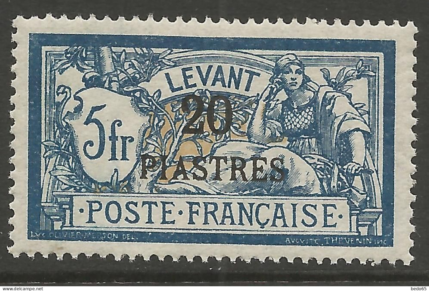 LEVANT N° 23 Gom Coloniale NEUF**  SANS CHARNIERE / Hingeless / MNH - Nuovi