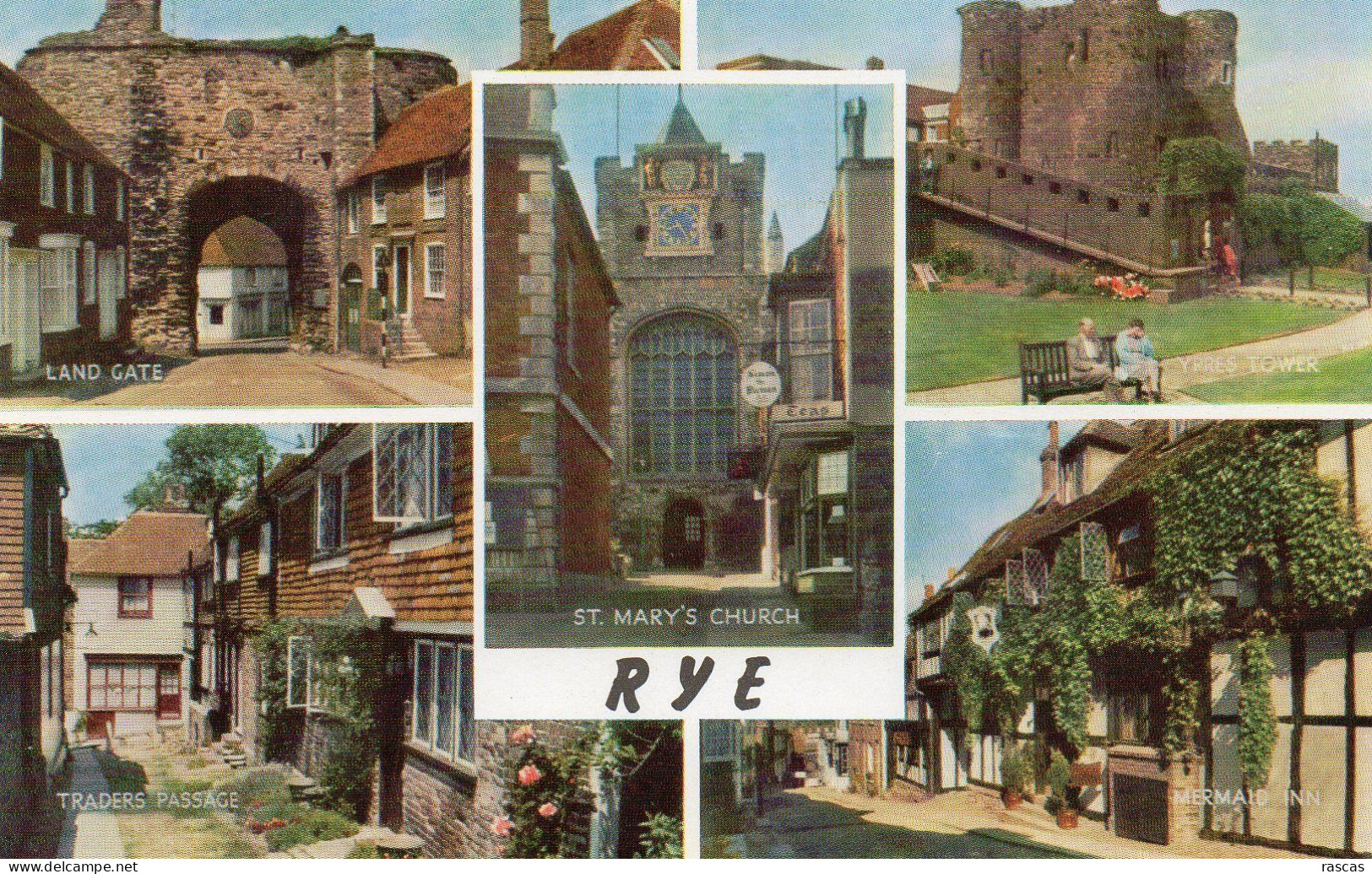 CPM - J - ANGLETERRE - ENGLAND  - SUSSEX - RYE - MULTIVUES - Rye