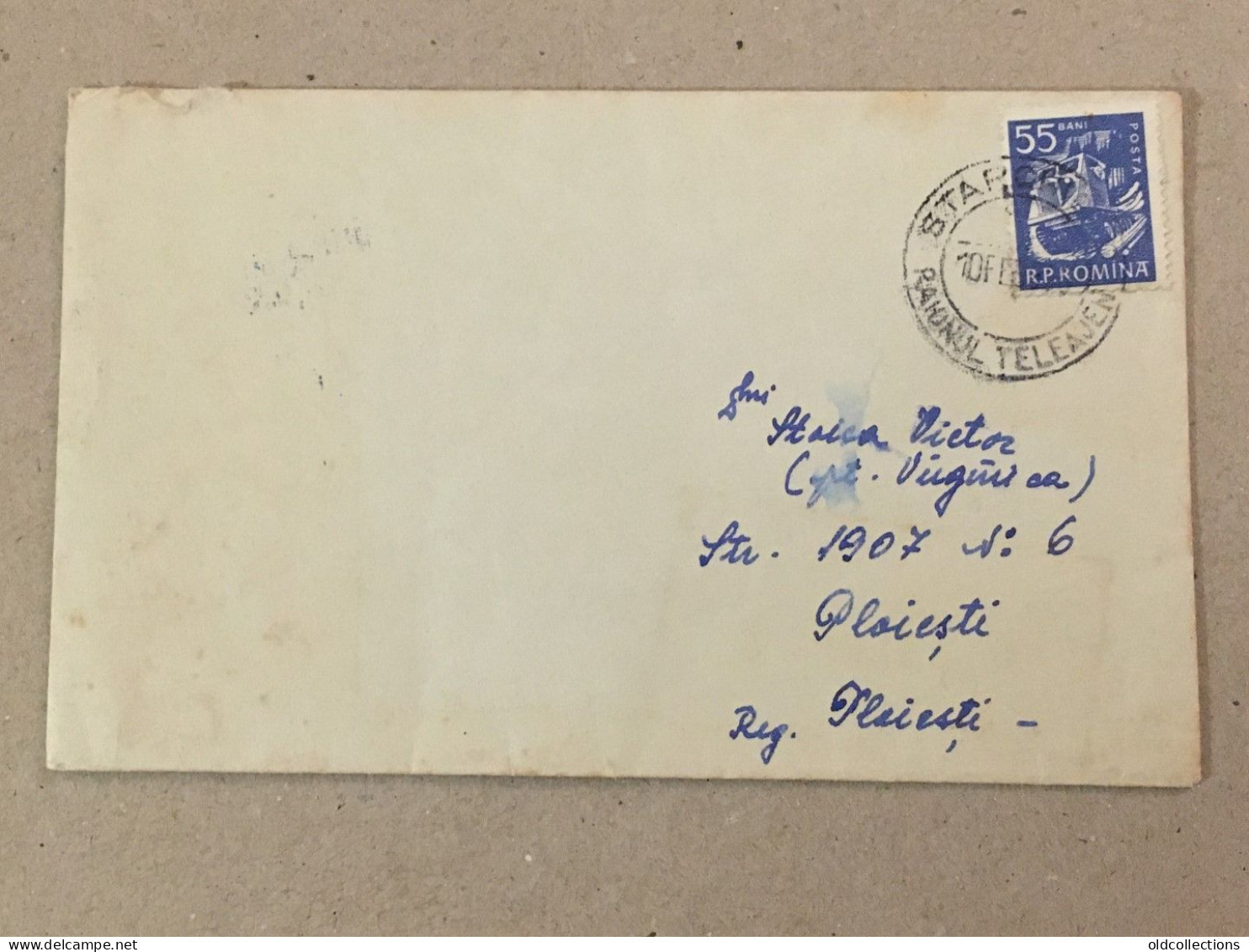 Romania RPR Stationery Stamp On Cover Prahova Teleajen Train Zug Railway Chemin De Fer Eisenbahn - Lettres & Documents