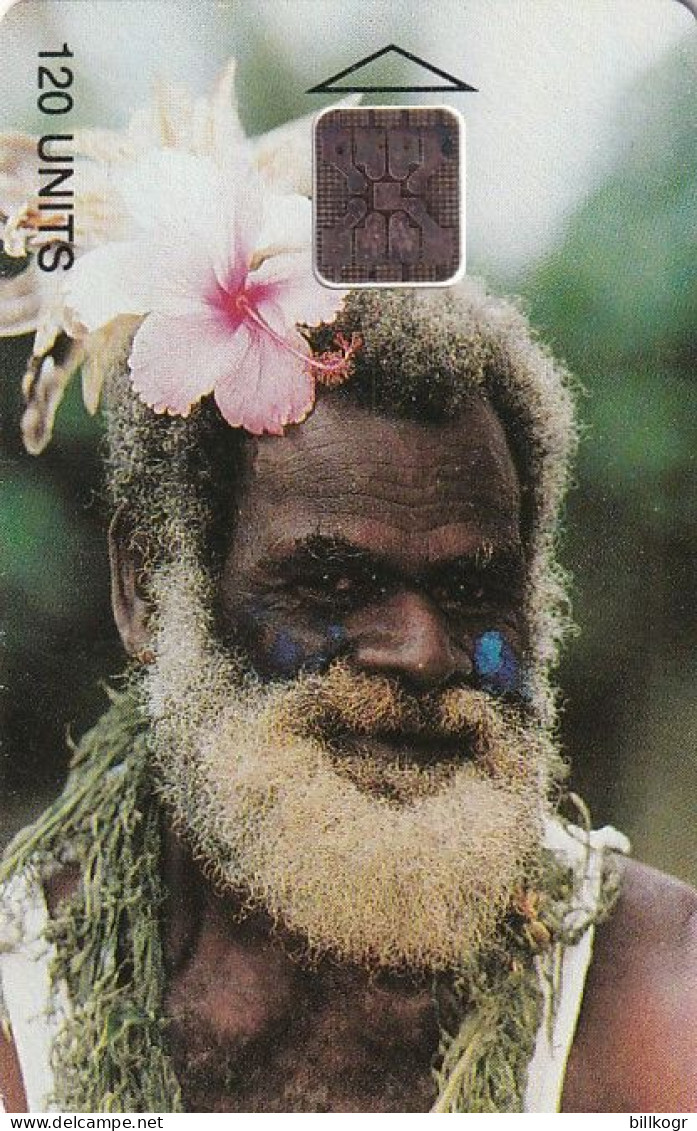 VANUATU - Old Man(120 Units), Tirage 3000, 09/93, Used - Vanuatu