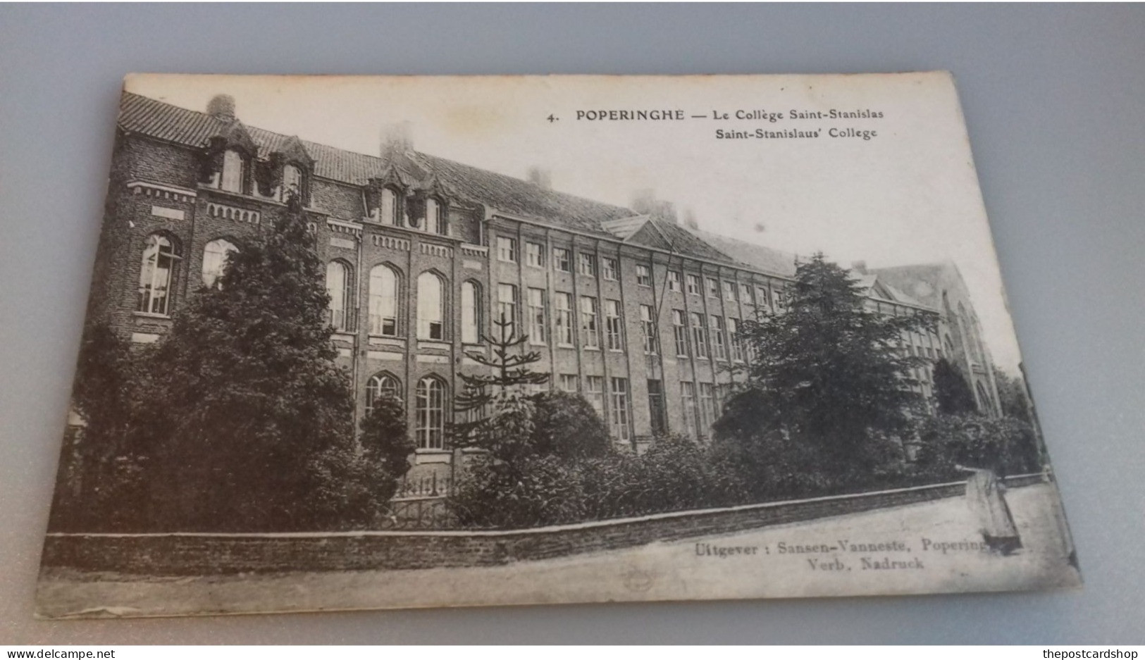 BELGIUM POPERINGHE Le Collège Saint-Stanislas - St-Stanislaus College - Uitgever Sansen Vanneste - No 4 - Poperinge