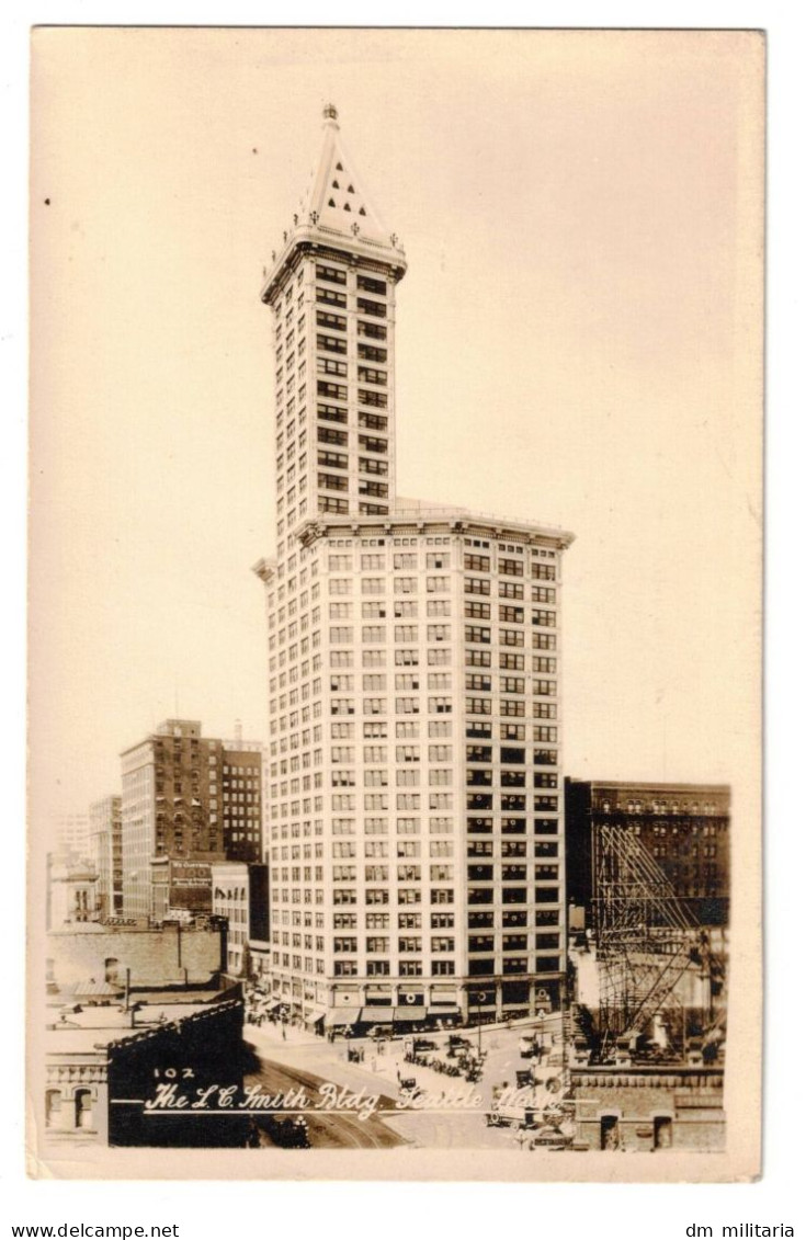 BELLE CARTE PHOTO : THE L. C. SMITH BUILDING SEATTLE WASHHINGTON - SMITH TOWER - DÉBUT ANNÉES 1900 - Seattle