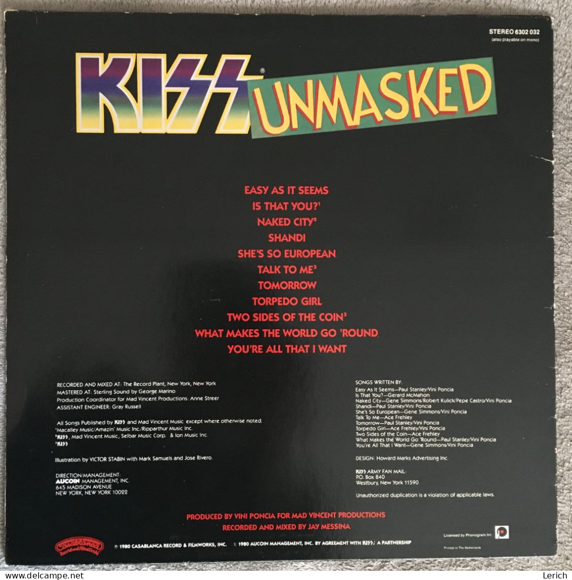 Kiss – Unmasked - Hard Rock En Metal