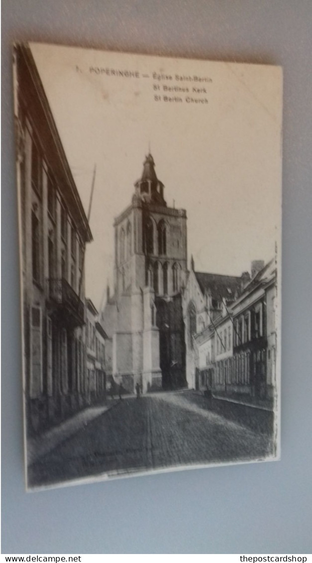 POPERINGHE N° 7 Eglise Saint-Bertin West Flanders & BELGIUM Unused - Poperinge