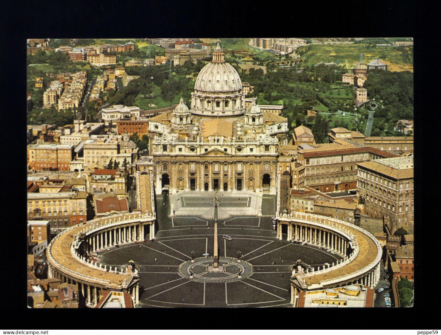 Cartolina Postale Vaticano - Piazza San Pietro - Viaggiata 1975 - Vatican