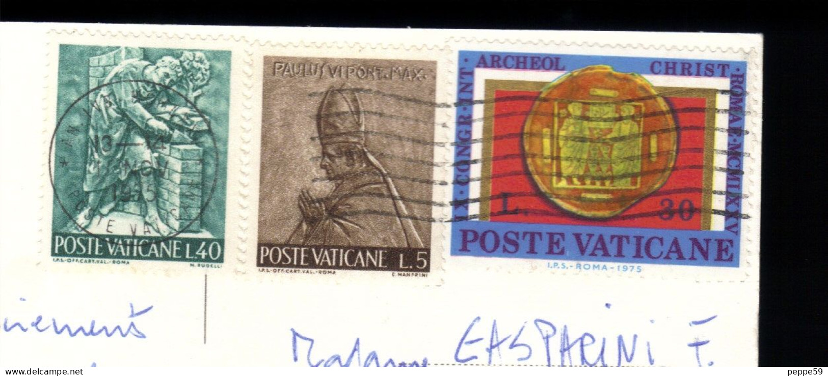 Cartolina Postale Vaticano - Piazza San Pietro - Viaggiata 1975 - Vatican