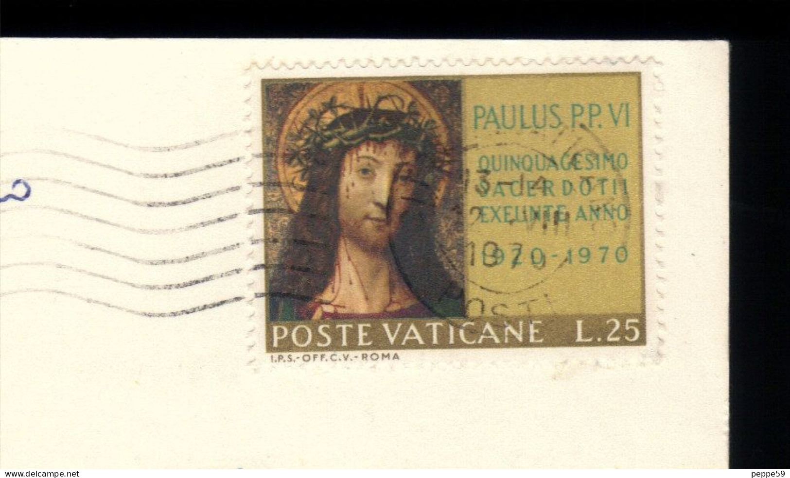 Cartolina Postale Vaticano - S. Pietro - Viaggiata 1970 - Vatican