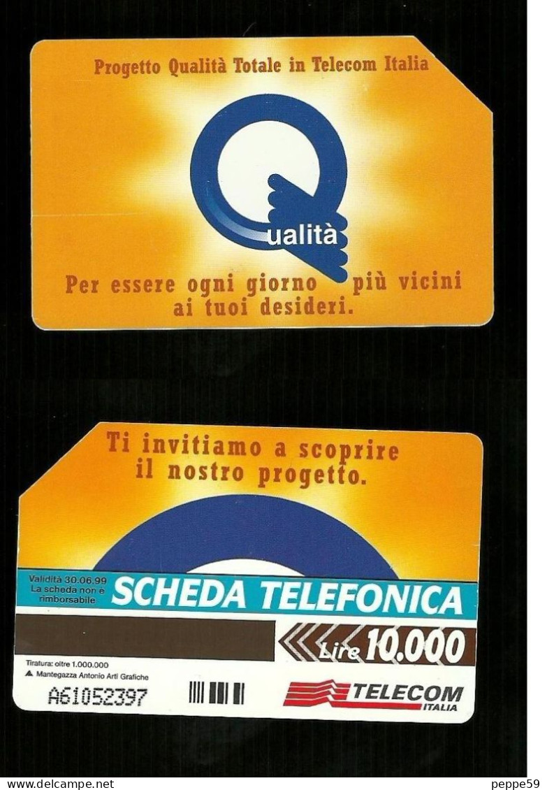 625 Golden - Qualità Alfanumerica Da Lire 10.000 Telecom - Pubbliche Pubblicitarie