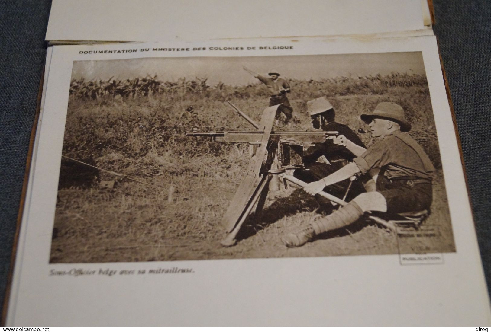 Congo Belge,1918,ancien Carnet Pour Le Courrier,22 Pages,nombreuses Photos D'époque,23 Cm./15 Cm. - Historische Dokumente