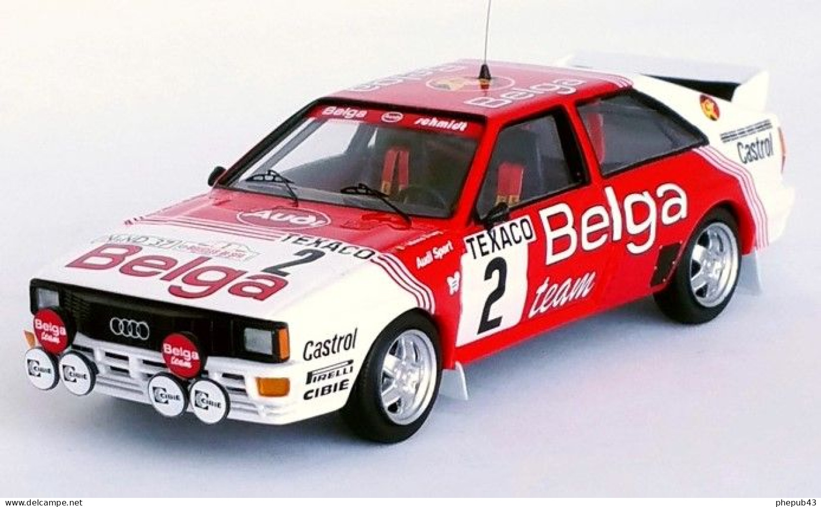 Audi Quattro - Belga - 1st Rallye Boucles De Spa 1983 #2 - Marc Duez/W. Lux - Troféu - Trofeu