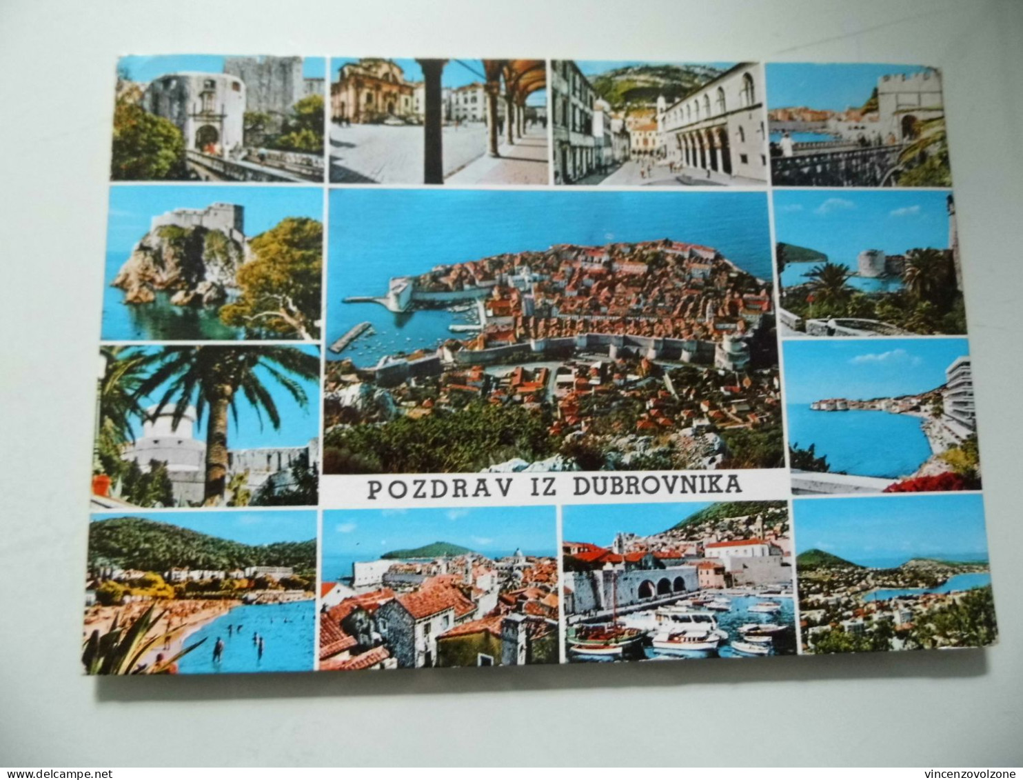 Cartolina Viaggiata "POZDRAV IZ DUBROVNIKA" Vedutine 1980 - Yougoslavie