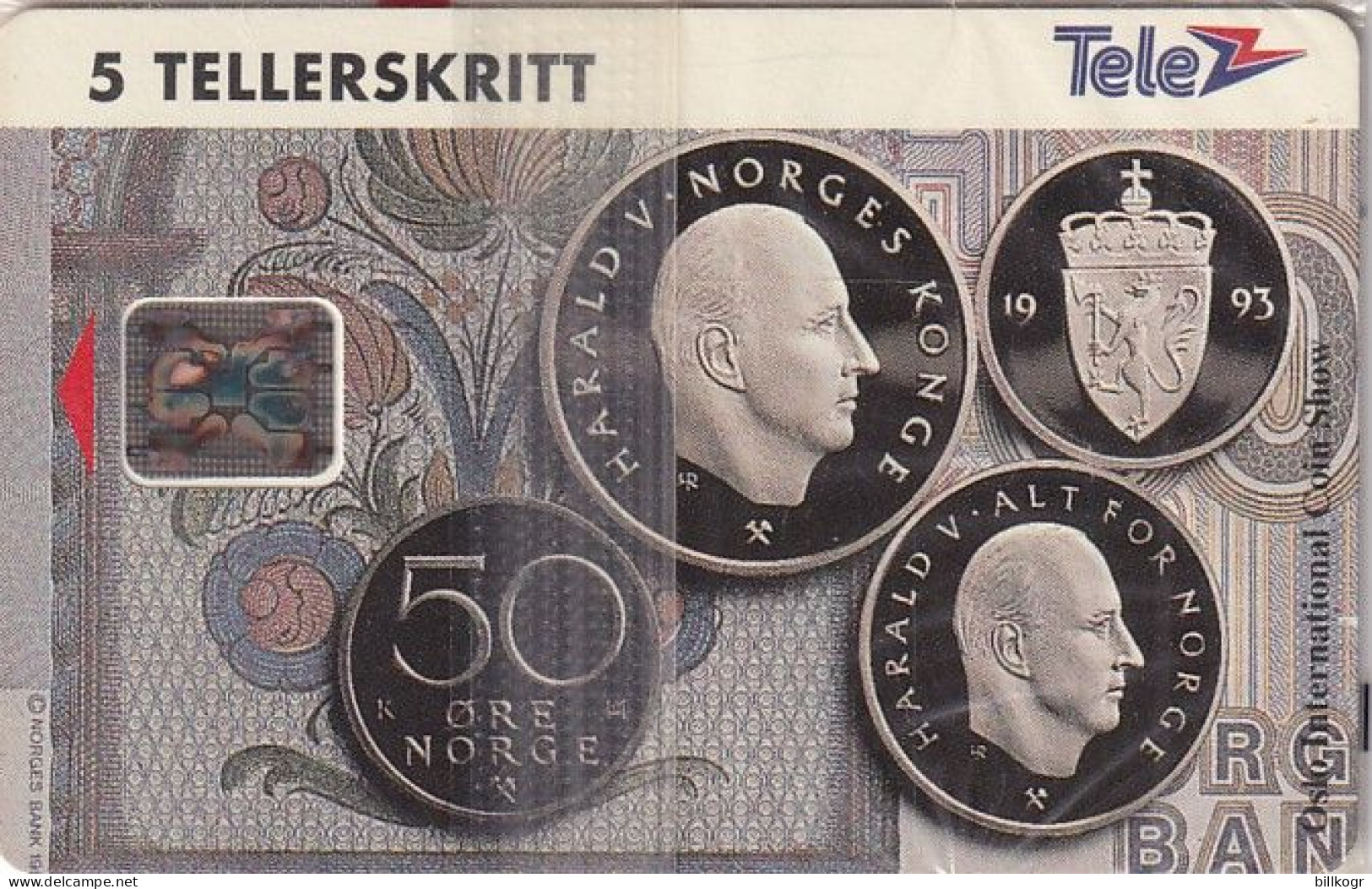 NORWAY - Mynter International Coin Show/Oslo 1993(020), Tirage 3000, 10/93, Mint - Norvège