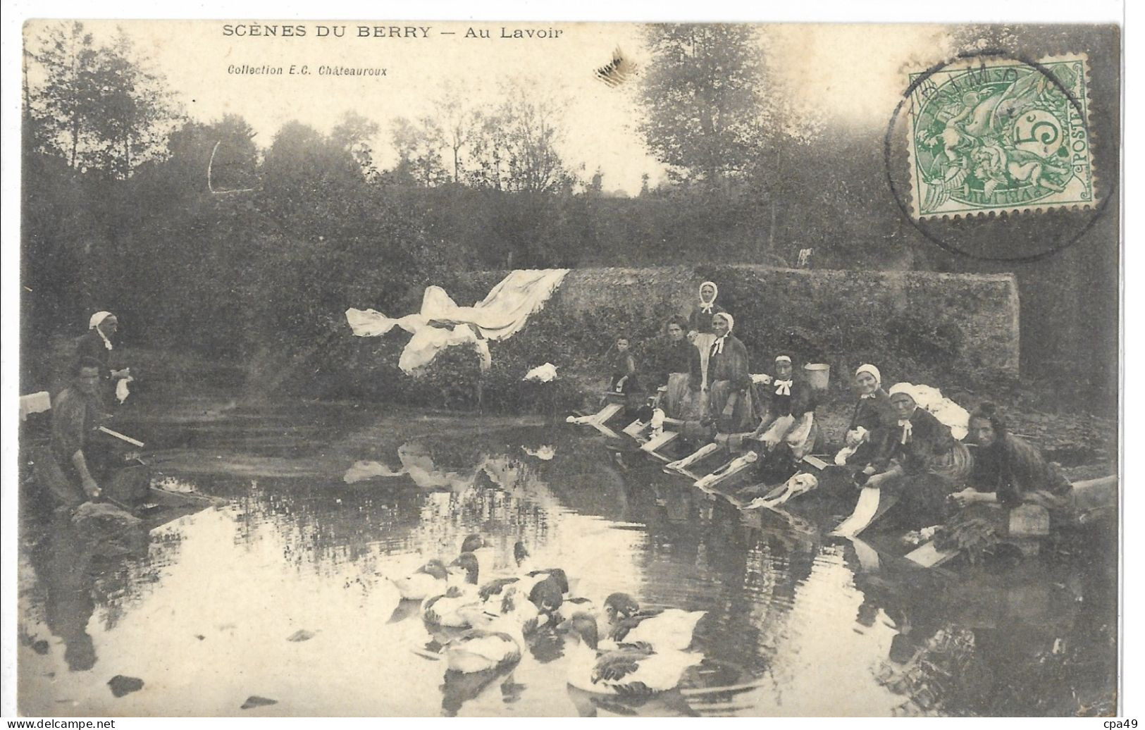 36     SCENES  DU  BERRY   AU  LAVOIR - Andere & Zonder Classificatie