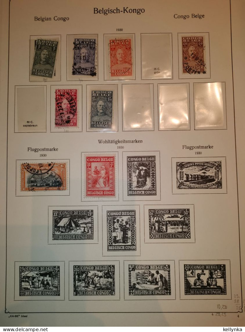 Congo Belge - Accumulation De Timbres Neufs & Oblitérés (7 Photos) - Colecciones