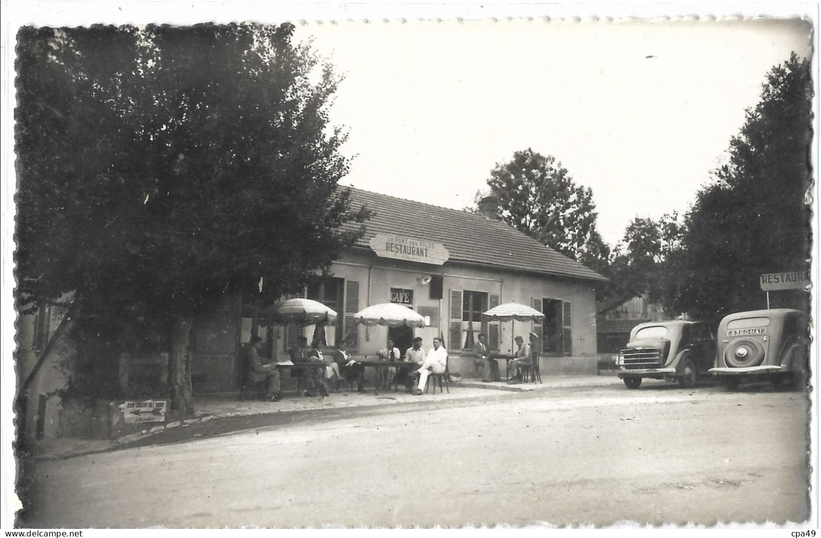 36    C.P.S.M.   BARRAGE  D' EGUZON   HOTEL  RESTAURANT  DU  PONT  DES  PILES - Autres & Non Classés