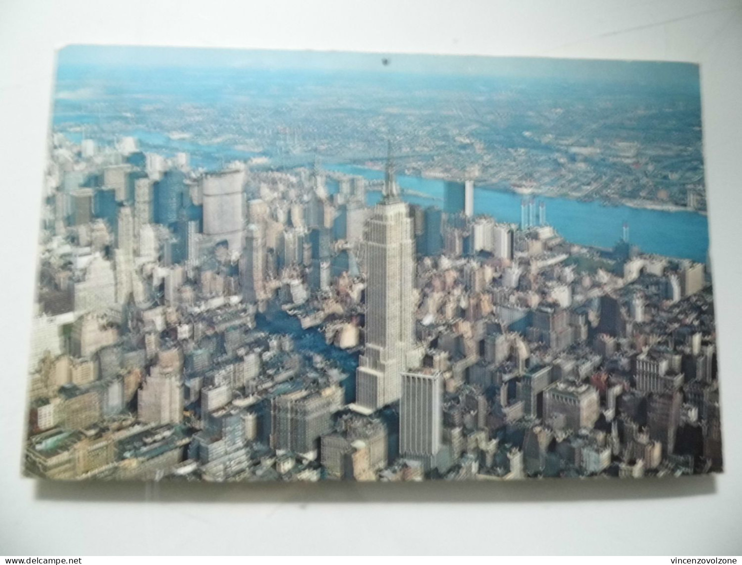 Cartolina  Viaggiata "AERIAL VIEW OF MIDTOWN MANHATTAN" 1978 - Panoramische Zichten, Meerdere Zichten