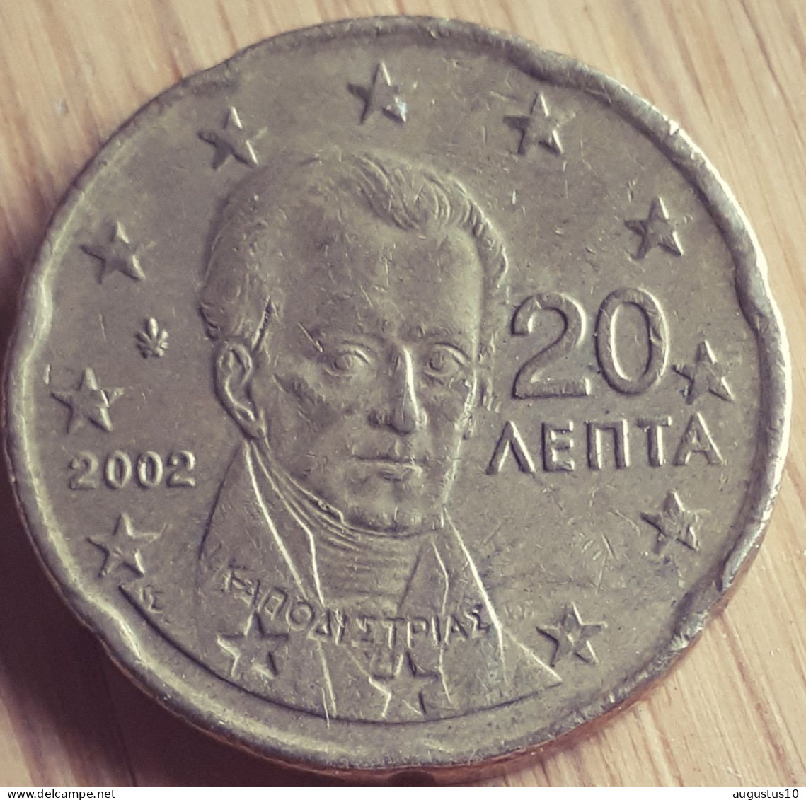 GRIEKENLAND; 20 LEPTA 2002 - Grèce