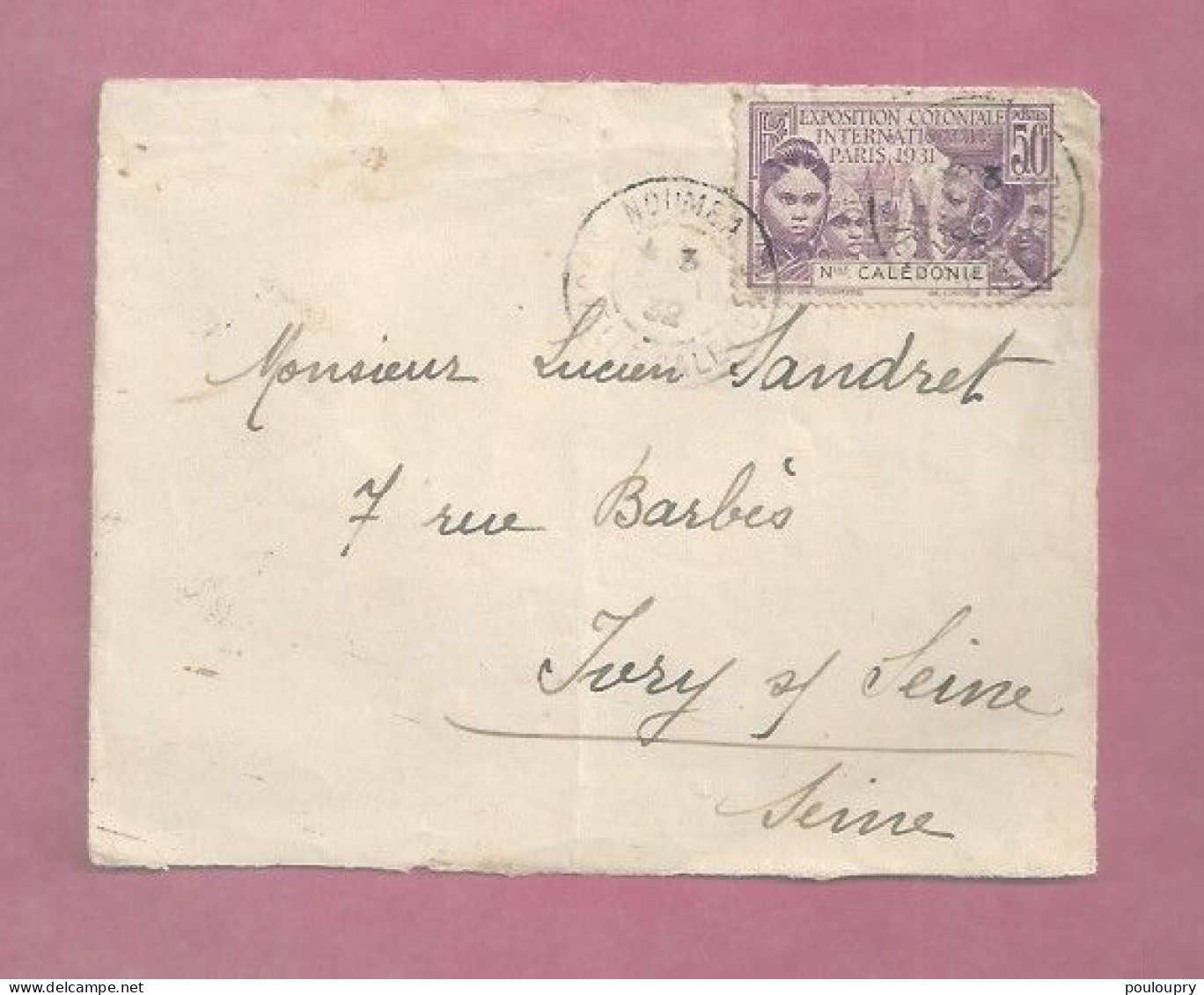 Devant De Lettre De 1932 Pour La France - YT N° 163 - Exposition Coloniale De Paris - - Cartas & Documentos