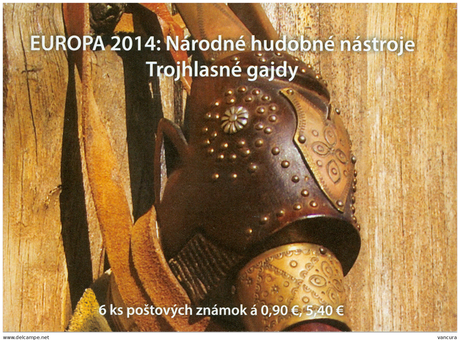 **booklet 563 Slovakia EUROPA 2014 Bagpipes - 2014