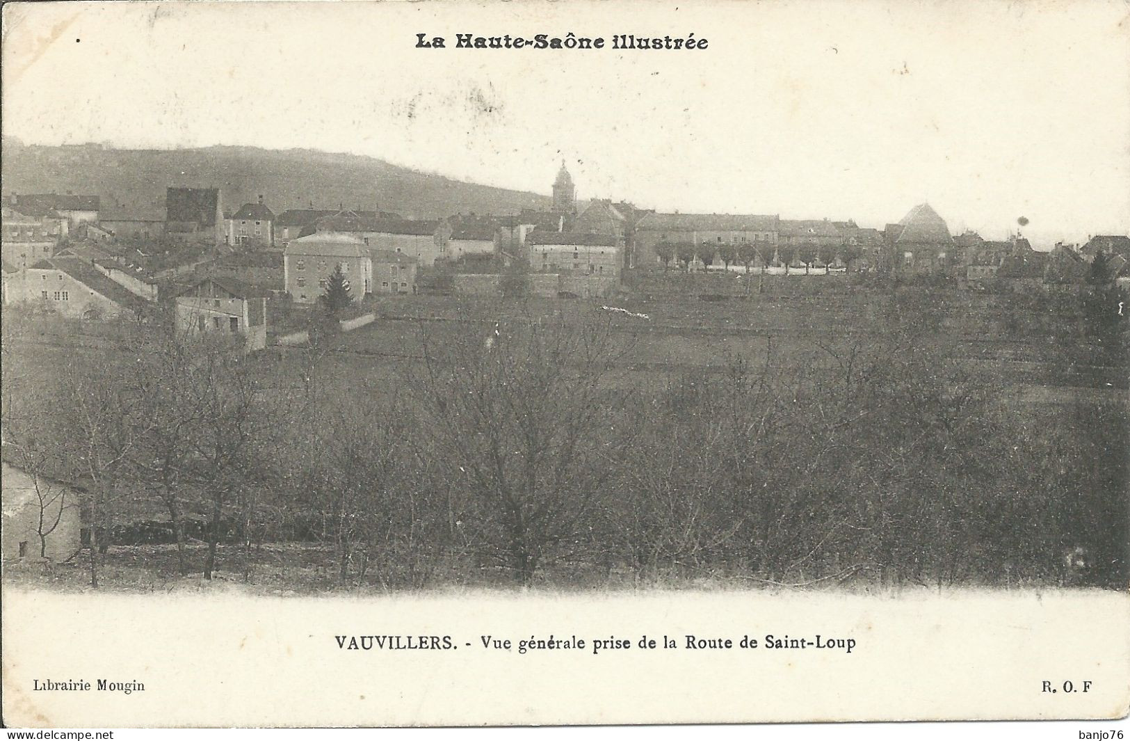 Vauvillers (70) - Vue Générale Prise De La Route De Saint-Loup - Vauvillers