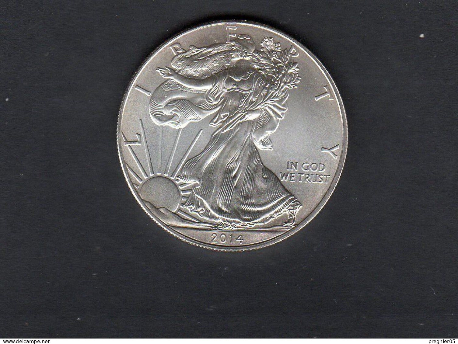 USA - Pièce 1 Dollar Argent American Silver Eagle 2014 FDC  KM.273 - Non Classés