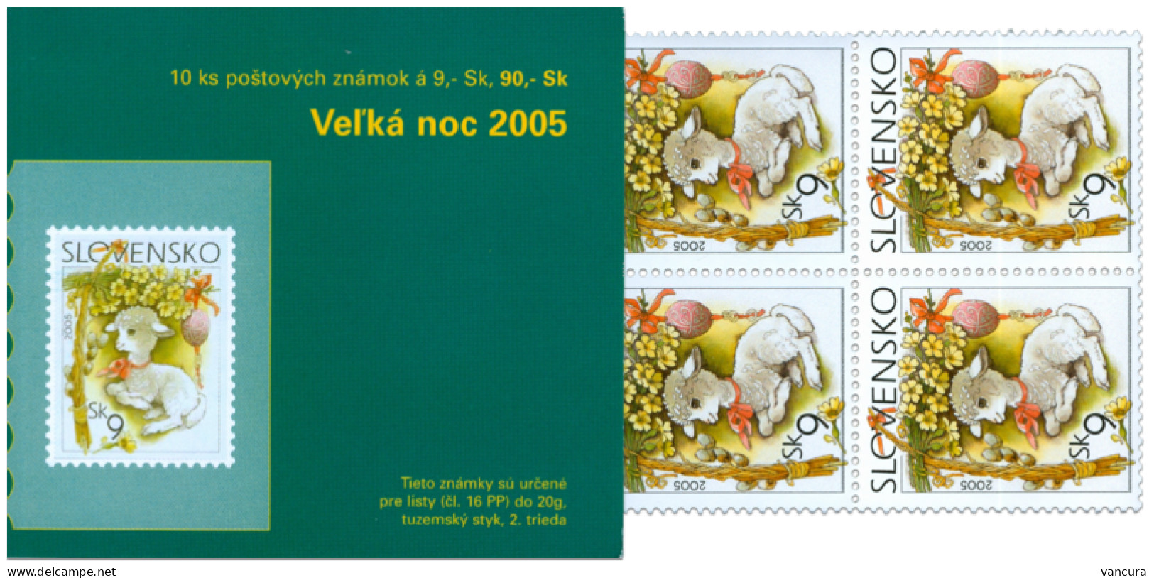 Booklet 349 Slovakia Easter 2005 Lamb - Nuevos