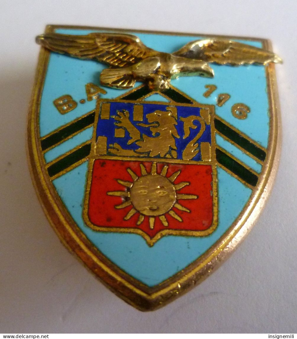 INSIGNE BA 116 LUXEUIL BASE AERIENNE - DRAGO PARIS A 596 - Armée De L'air