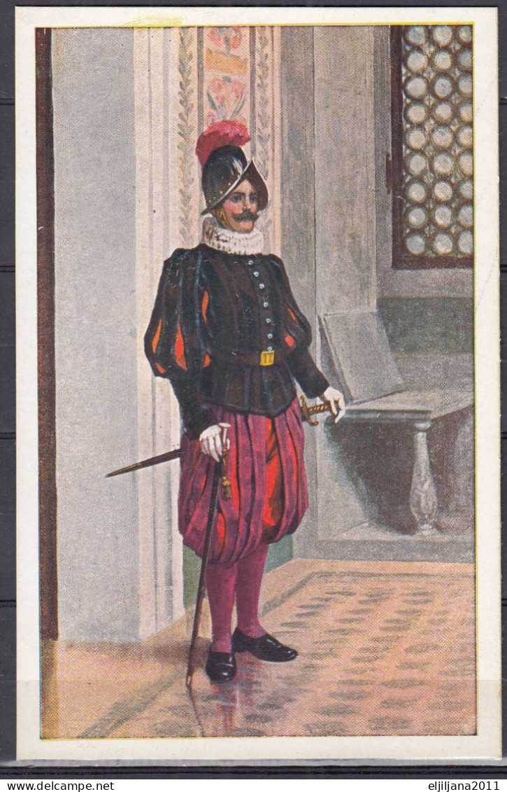 CITTÀ Del VATICANO ⁕ La Guardia Pontificia Gendarme ,Swiss Guard ⁕ 12 Cartoline Artistiche, Booklet / Folder N.4394 1/12 - Vatican