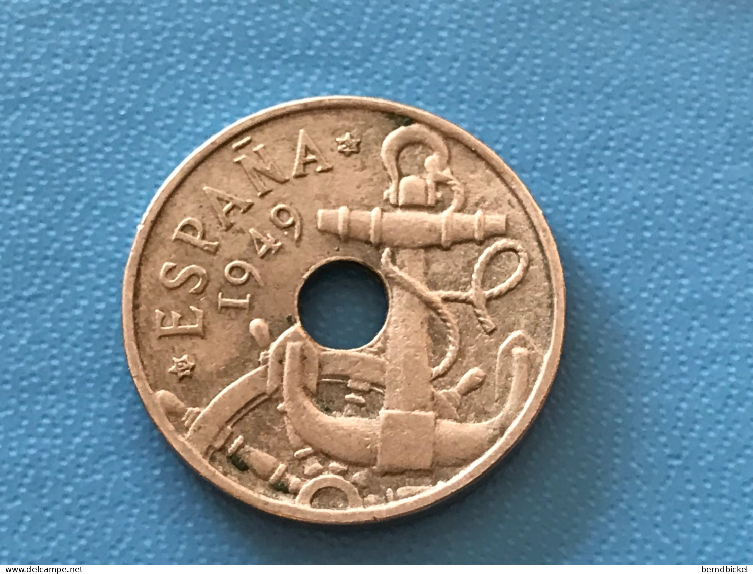 Münze Münzen Umlaufmünze Spanien 50 Centimos 1949 Im Stern 62 - 50 Centesimi