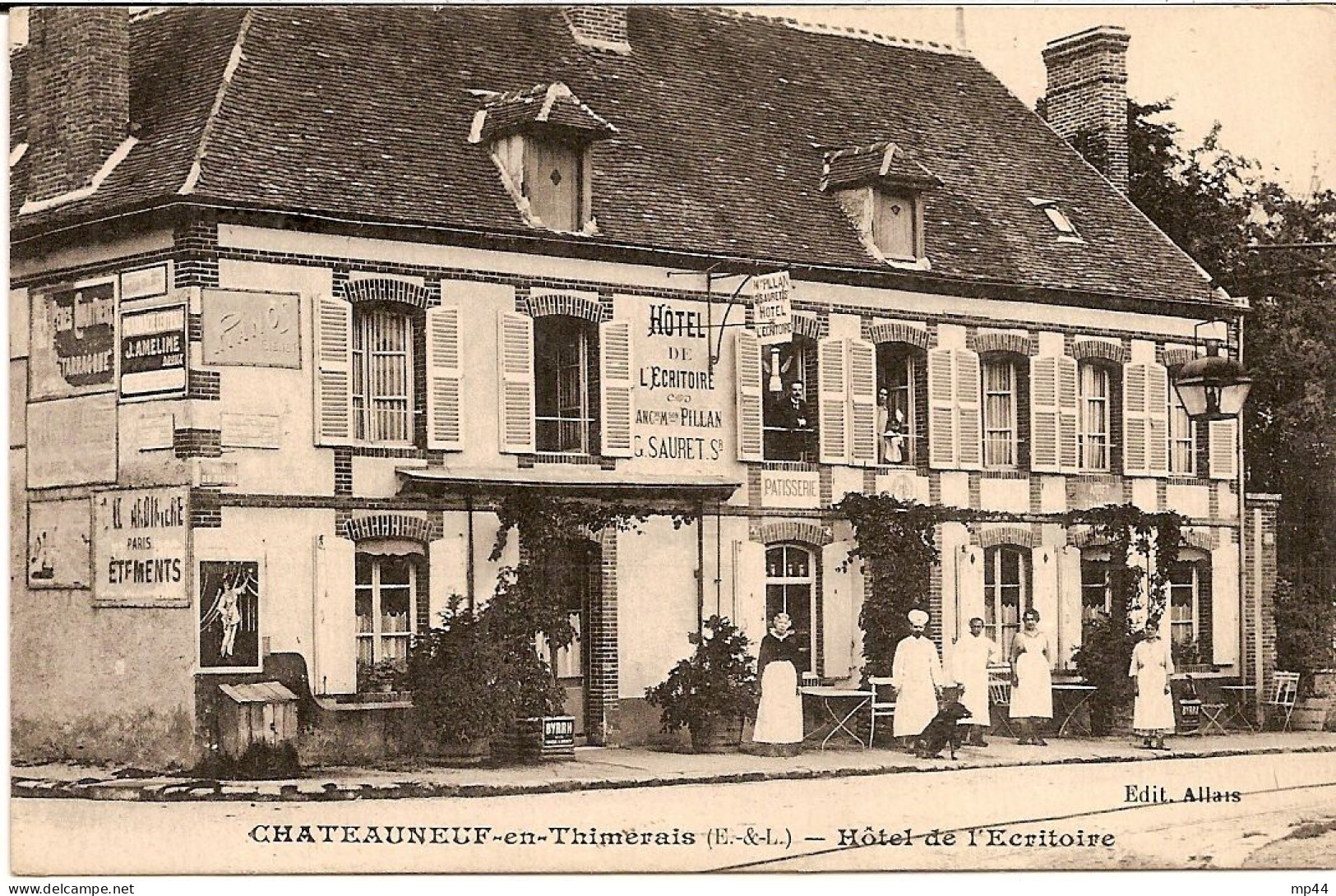 2I4 --- 28 CHATEUNEUF-EN-THIMERAIS Hôtel De L'Ecritoire - Châteauneuf