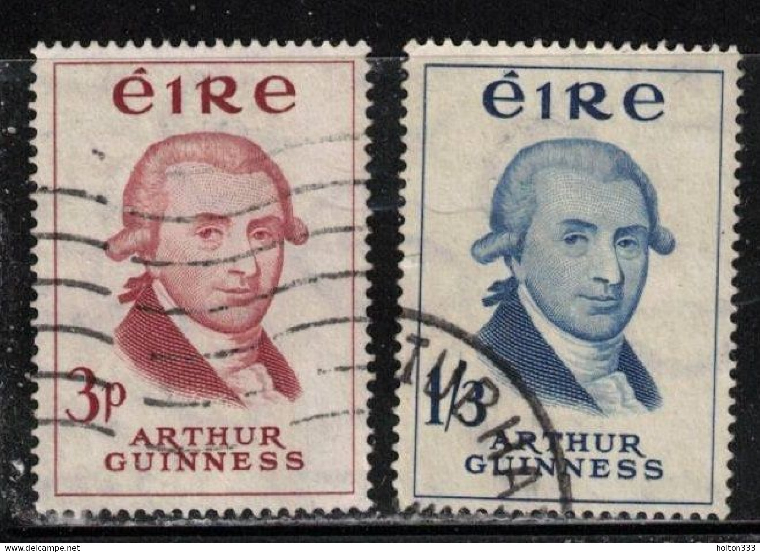 IRELAND Scott # 171-2 Used - Arthur Guinness A - Used Stamps