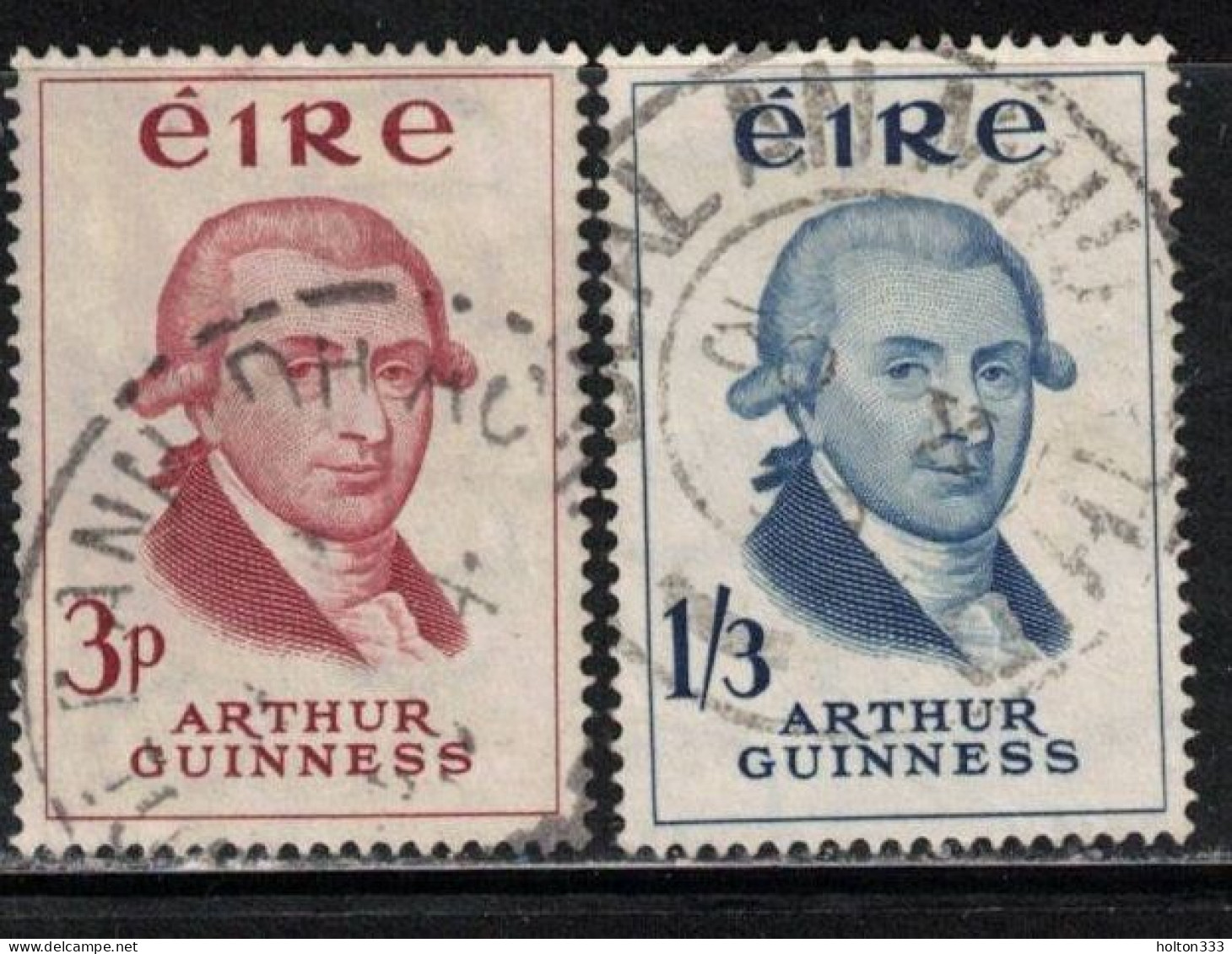 IRELAND Scott # 171-2 Used - Arthur Guinness B - Used Stamps