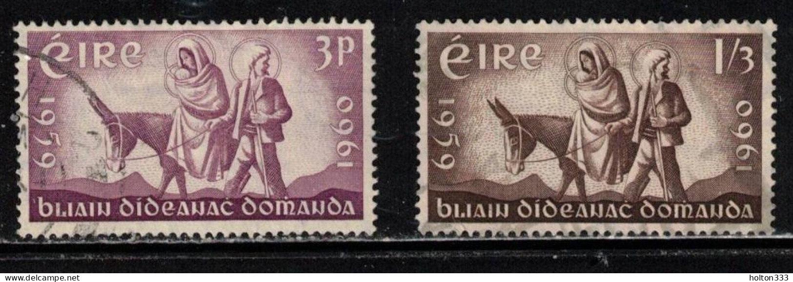 IRELAND Scott # 173-4 Used - Flight Of The Holy Family A - Usati